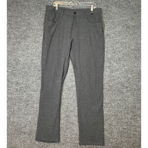 Travis‎ Mathew Pants Mens 36 Gray Performance Golf Lightweight Straight Leg